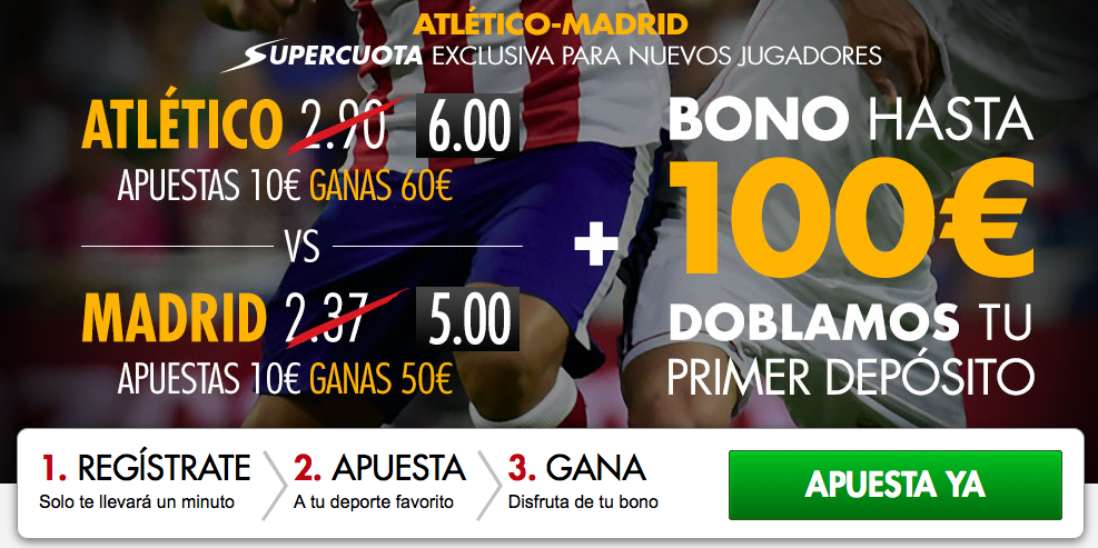 Supercuota derby madrileño